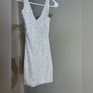 WINDSOR SPARKLE WHITE DRESS